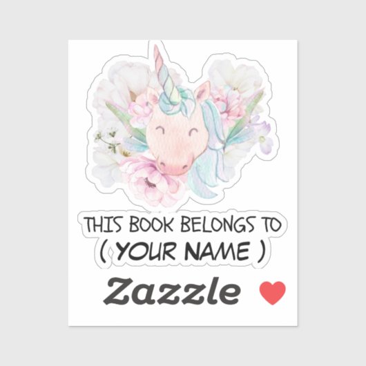 この本は次のものだ シール (シート)