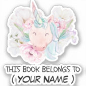 この本は次のものだ シール (正面)