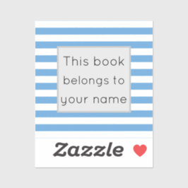 この本は次のものだ シール