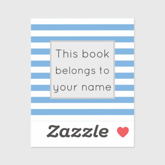 この本は次のものだ シール (シート)