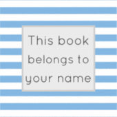 この本は次のものだ シール (正面)