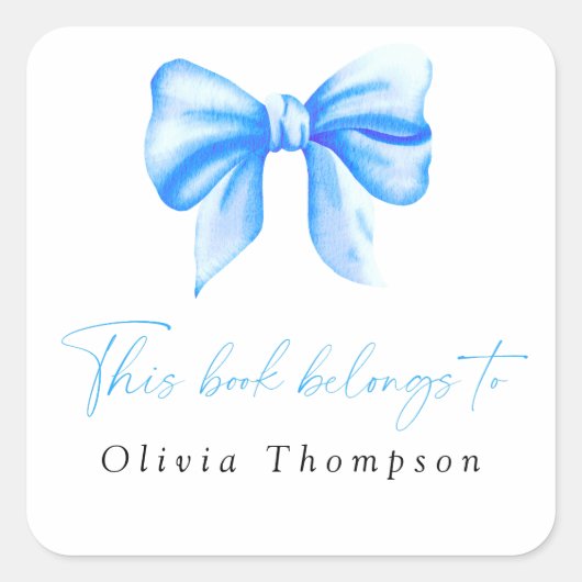 この本は次のものだ スクエアシール (正面)