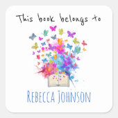 この本は次のものだ スクエアシール (正面)