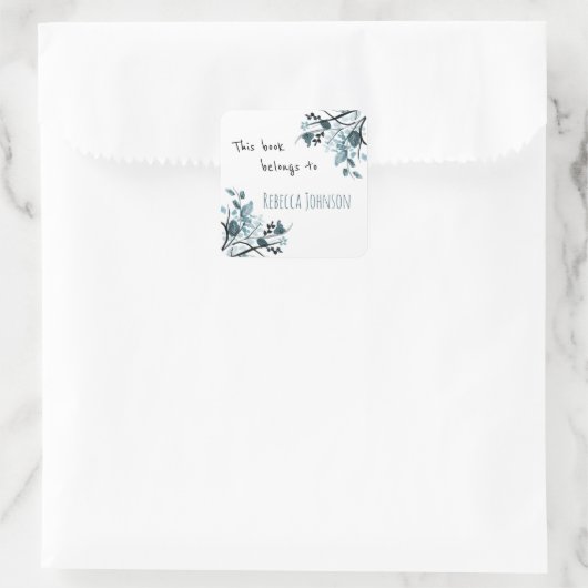 この本は次のものだ スクエアシール (バッグ)