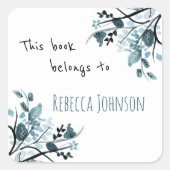 この本は次のものだ スクエアシール (正面)