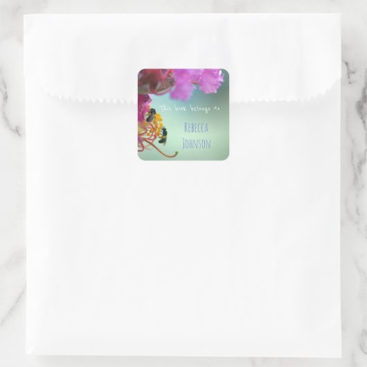 この本は次のものだ スクエアシール (バッグ)