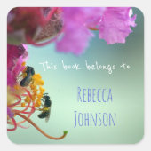 この本は次のものだ スクエアシール (正面)