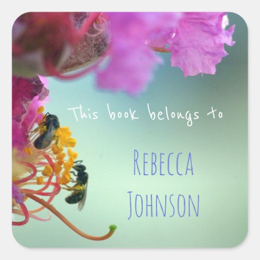 この本は次のものだ スクエアシール (正面)