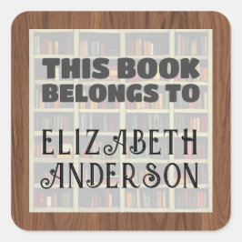 この本は次のものだ スクエアシール