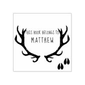 この本は次のものだ |モノグラム ラバースタンプ (インプリント)