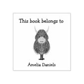 この本は次のものだ ラバースタンプ (インプリント)