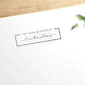 この本は次のものだ |名モダン前蔵書票 セルフインキングスタンプ