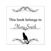 この本は次のものだ |猫のインク入力スタンプ セルフインキングスタンプ (デザイン)