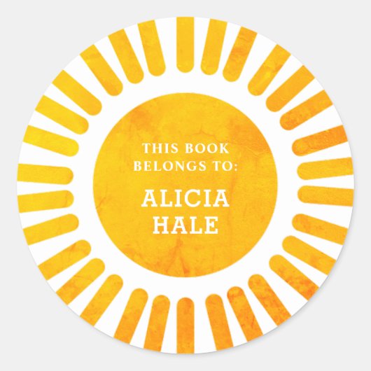 この本は水彩画の本だ ラウンドシール (正面)