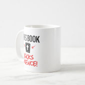 この本は科学が無い コーヒーマグカップ (正面左)