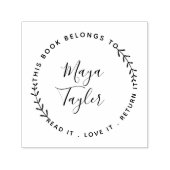 この本は緑の本だ セルフインキングスタンプ (デザイン)