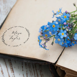 この本は緑の本だ セルフインキングスタンプ