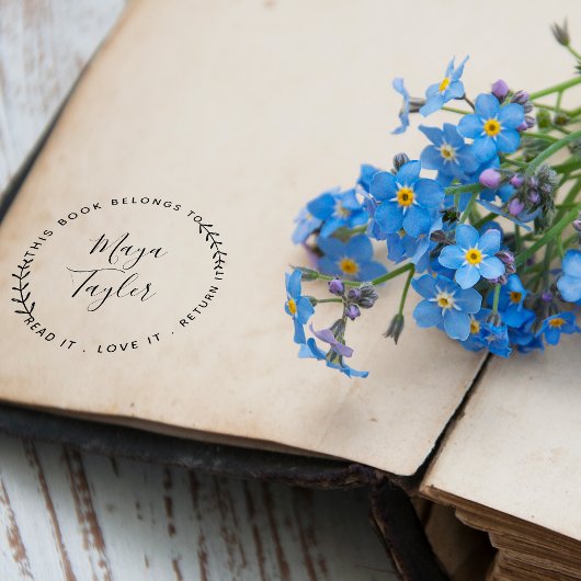 この本は緑の本だ セルフインキングスタンプ