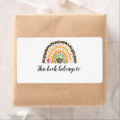 この本は虹のモダン本だ ラベル (インサイチュ)