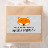 この本は赤狐の蔵書票 ラベル (インサイチュ)