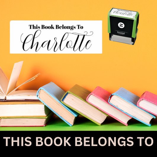 この本は〇〇ちゃんのもの  セルフインキングスタンプ