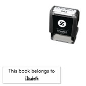 この本は○○のものです 持ち主の名前 セルフインキングスタンプ (インサイチュ)