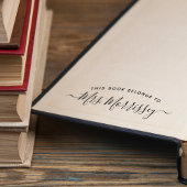 この本は〇〇のもの 手書き署名ネーム セルフインキングスタンプ