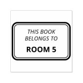 この本は〇〇のもの | 本のラベル作成 セルフインキングスタンプ (デザイン)