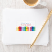 この本は…クレヨンカスタマイズラベル ラベル (インサイチュ)