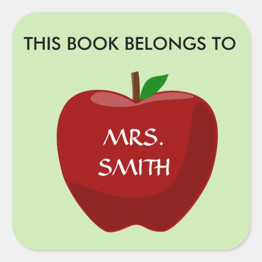 この本は… スクエアシール (正面)