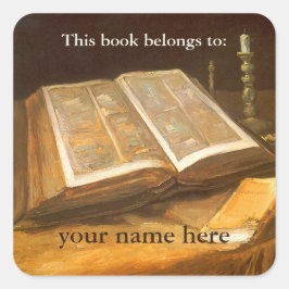 この本は…ファインアート蔵書票 スクエアシール