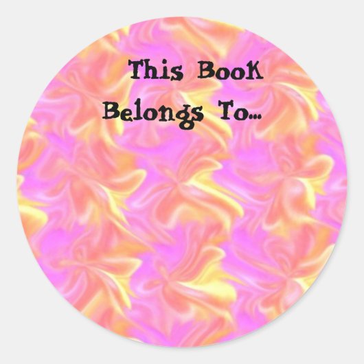 この本は…ラベルに属している ラウンドシール (正面)