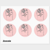 この本は～妖精のステッカーに属している ラウンドシール (シート)