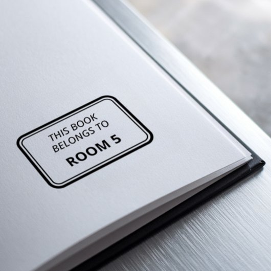 この本は | 本の所有者ラベル セルフインキングスタンプ