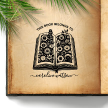 この本はFloral book Rubber Stampのもの