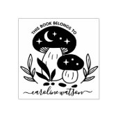 この本はMushroom Rubber Stampのものです ラバースタンプ (インプリント)