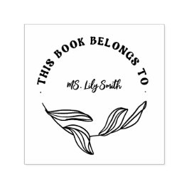 この本パーソナライズされたはモダン先生に属している セルフインキングスタンプ