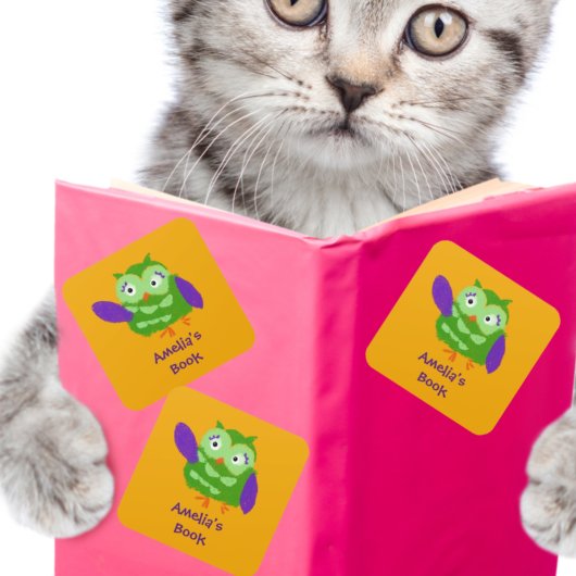 この本パーソナライズされたは誰の物か スクエアシール