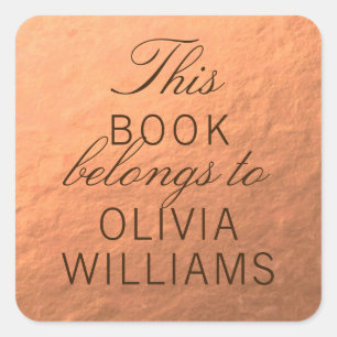 この本フェイクはステッカーに属する銅 スクエアシール