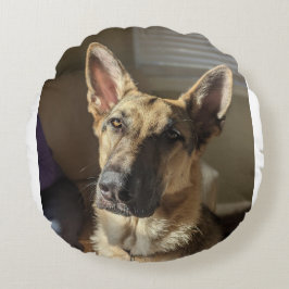 この枕に画像を追加 ラウンドクッション