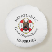 この枕に画像を追加 ラウンドクッション (裏面)