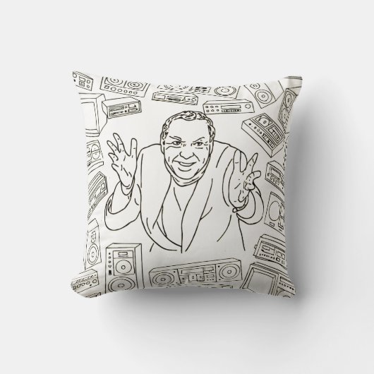 この枕は狂っている クッション (正面)