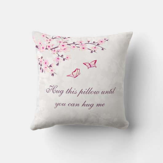 この枕を抱き締めて抱き締めるフローラ クッション (裏面)