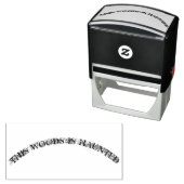 「この森は怖い幽霊のよく出るハロウィン不気味だ セルフインキングスタンプ (インサイチュ)