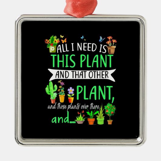 この植物が必要だ メタルオーナメント (正面)