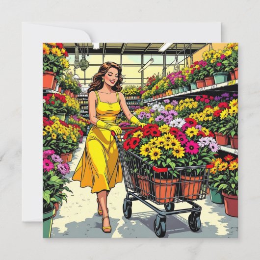 この植物を根に持っている | ガーデニングパン カード (正面)