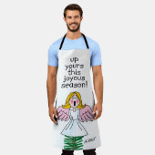 この楽しい季節を切り抜けて!- エプロン (着用した状態)