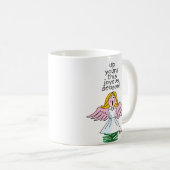 この楽しい季節を迎え入れよう! コーヒーマグカップ (正面右)