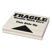 この横向き気にアロー付き割れハンドル ラバースタンプ (スタンプ)