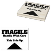 この横向き気にアロー付き割れハンドル ラバースタンプ (押印)